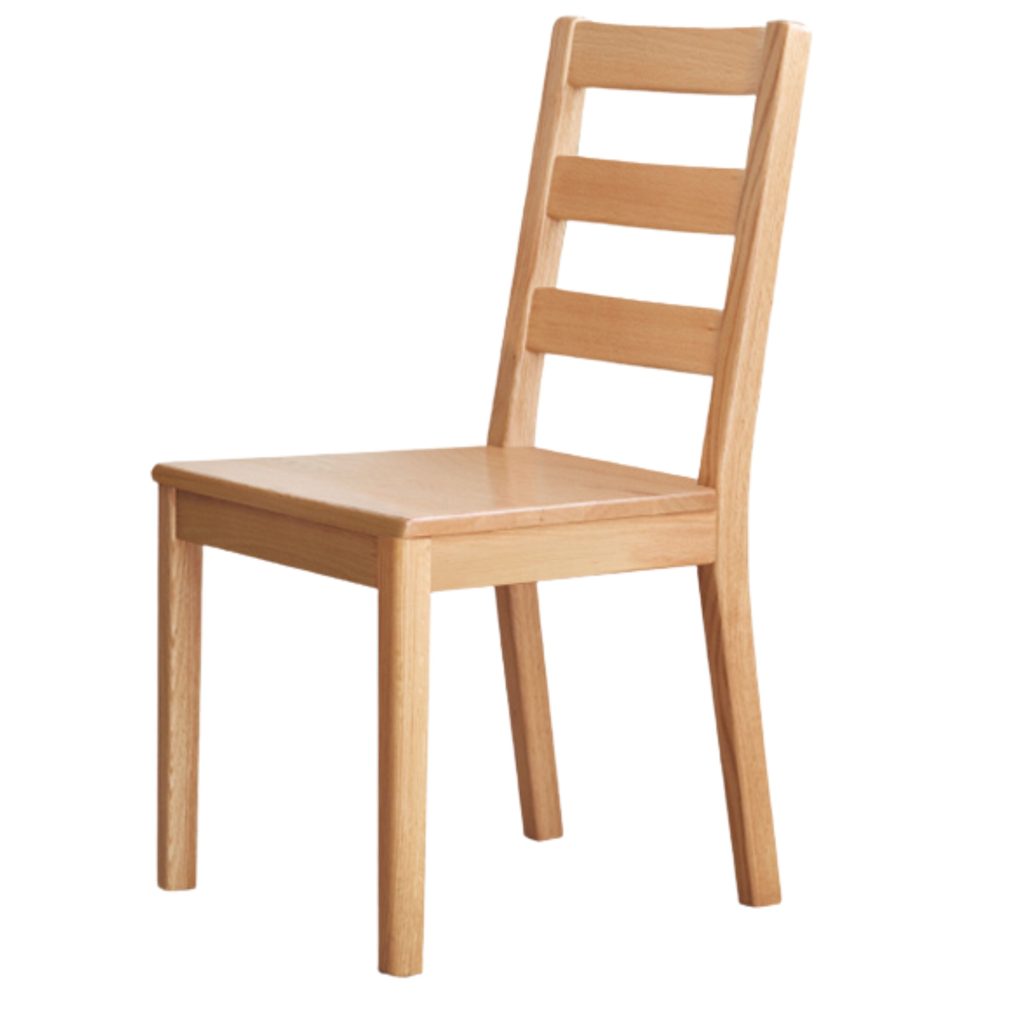 4 pcs set Oak, Beech, Rubberwood Solid Wood - Dining Chair