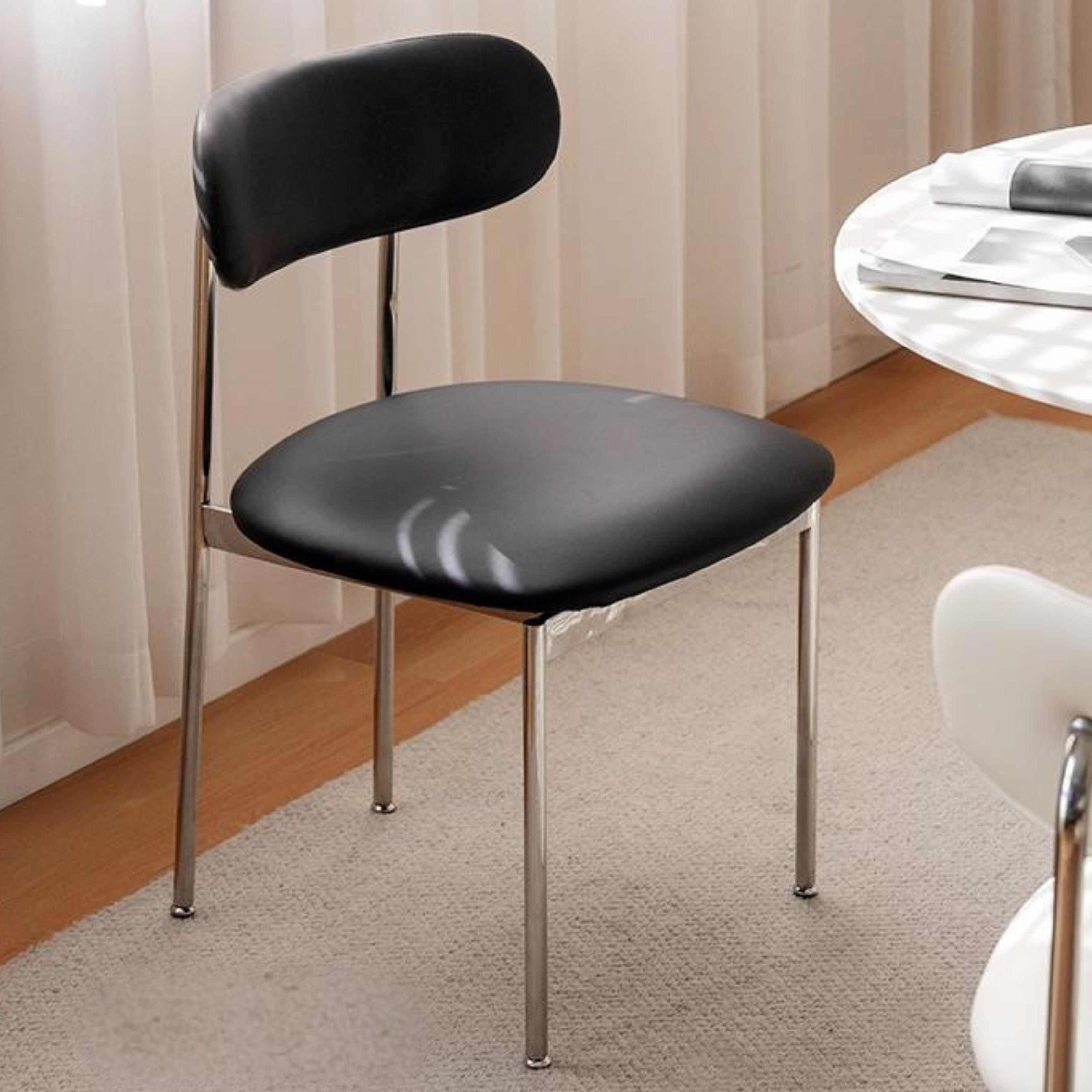 Iron Dining Chair Home Simple Soft Chair