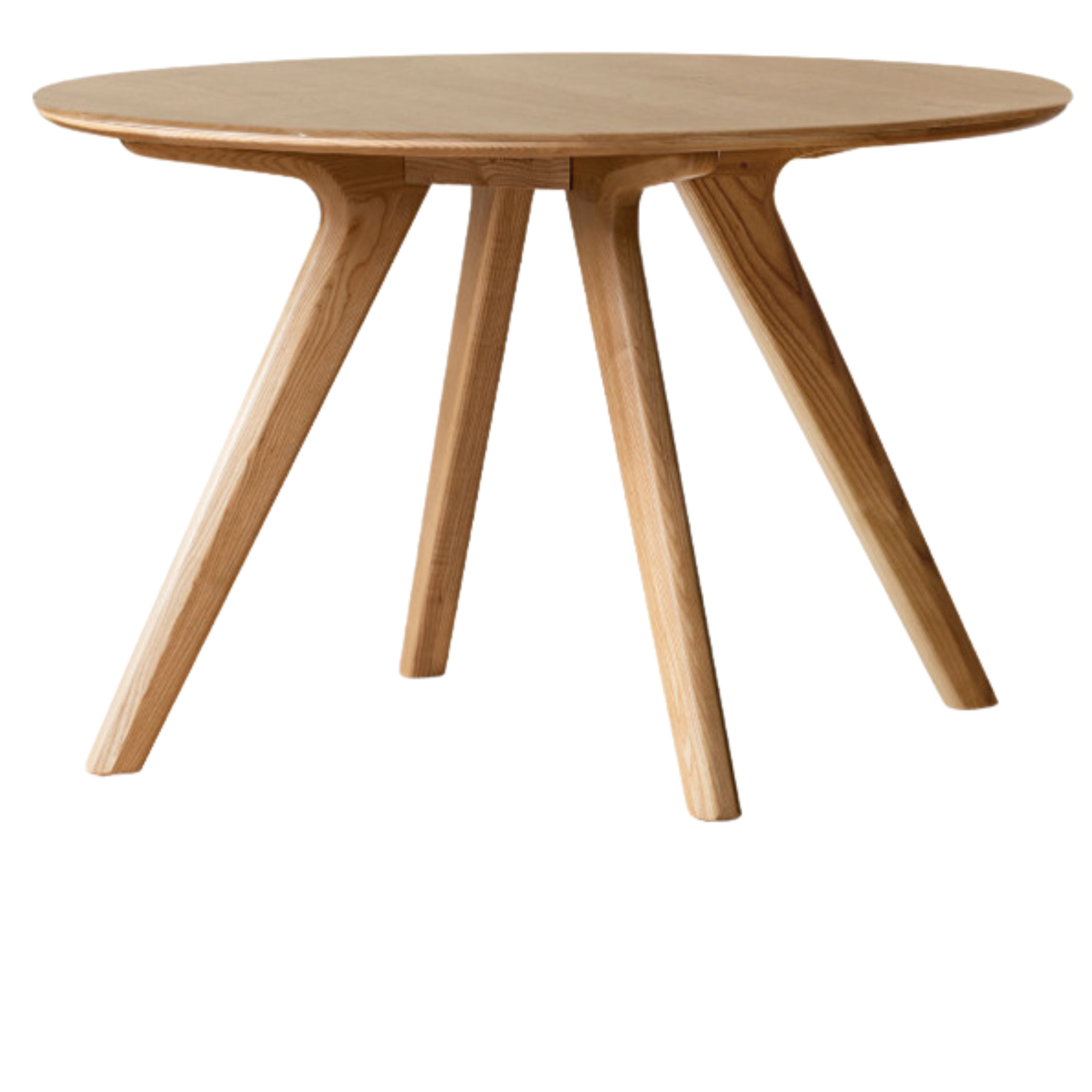 Ash Solid Wood Modern Rock Round Table.