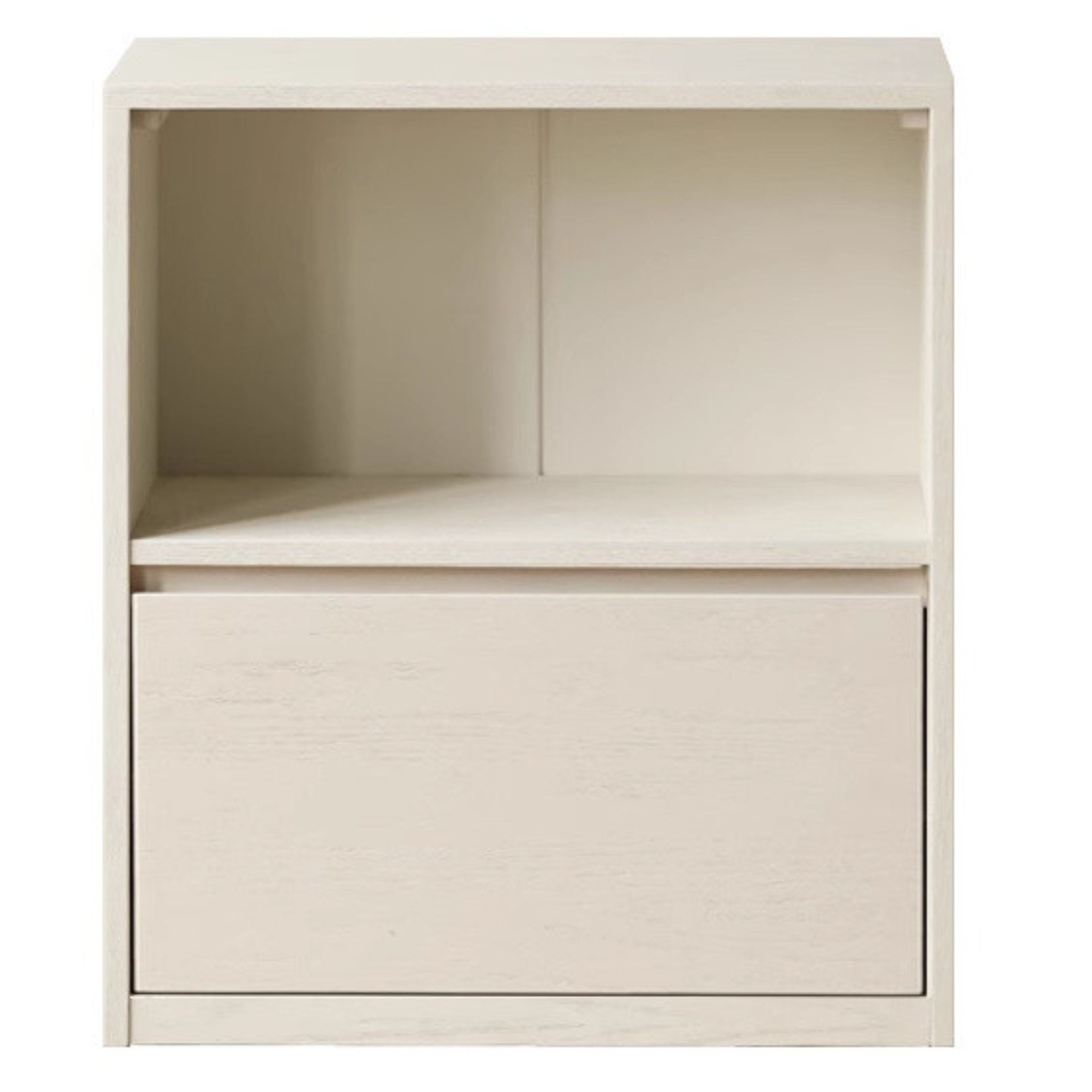 Oak Solid Wood Bookcase Cream Office Desk