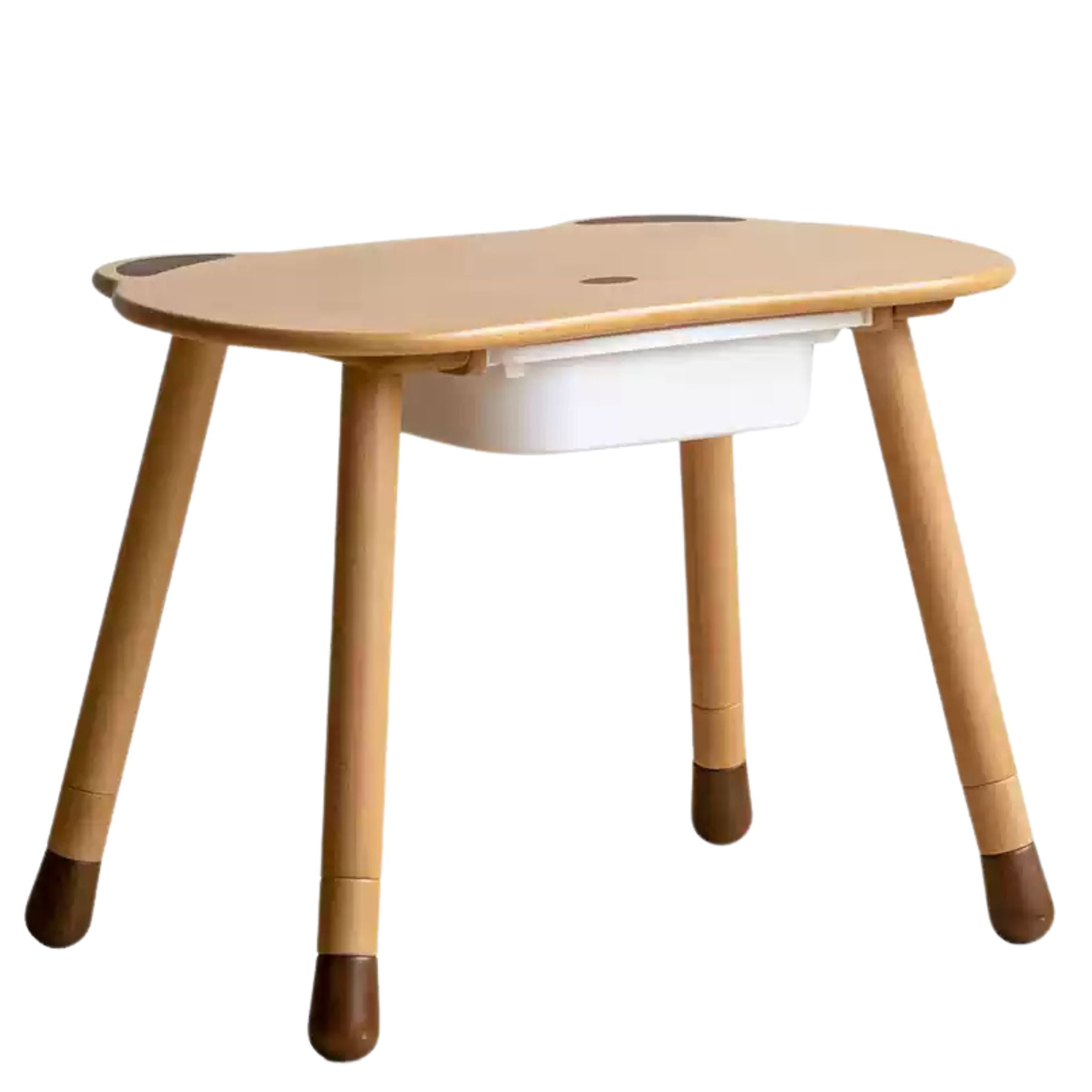 Beech Solid Wood Handmade Children's Table.
