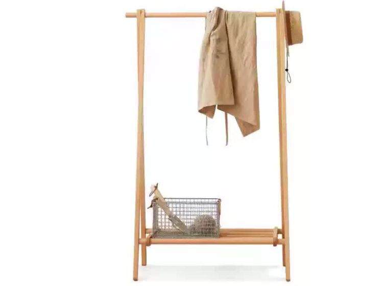 Beech Solid Wood Clothes Rack