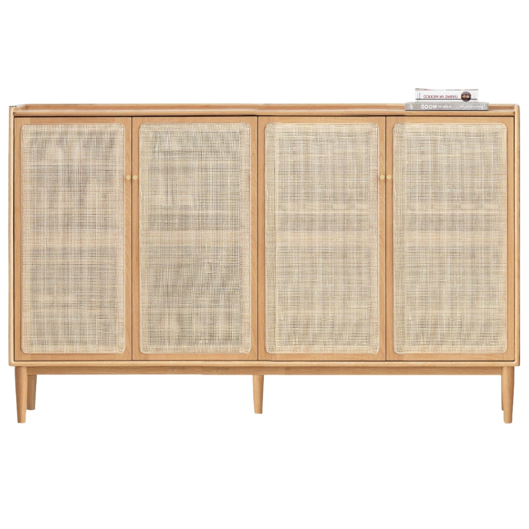 Oak, Black Walnut, Beech Solid Wood Shoe Cabinet