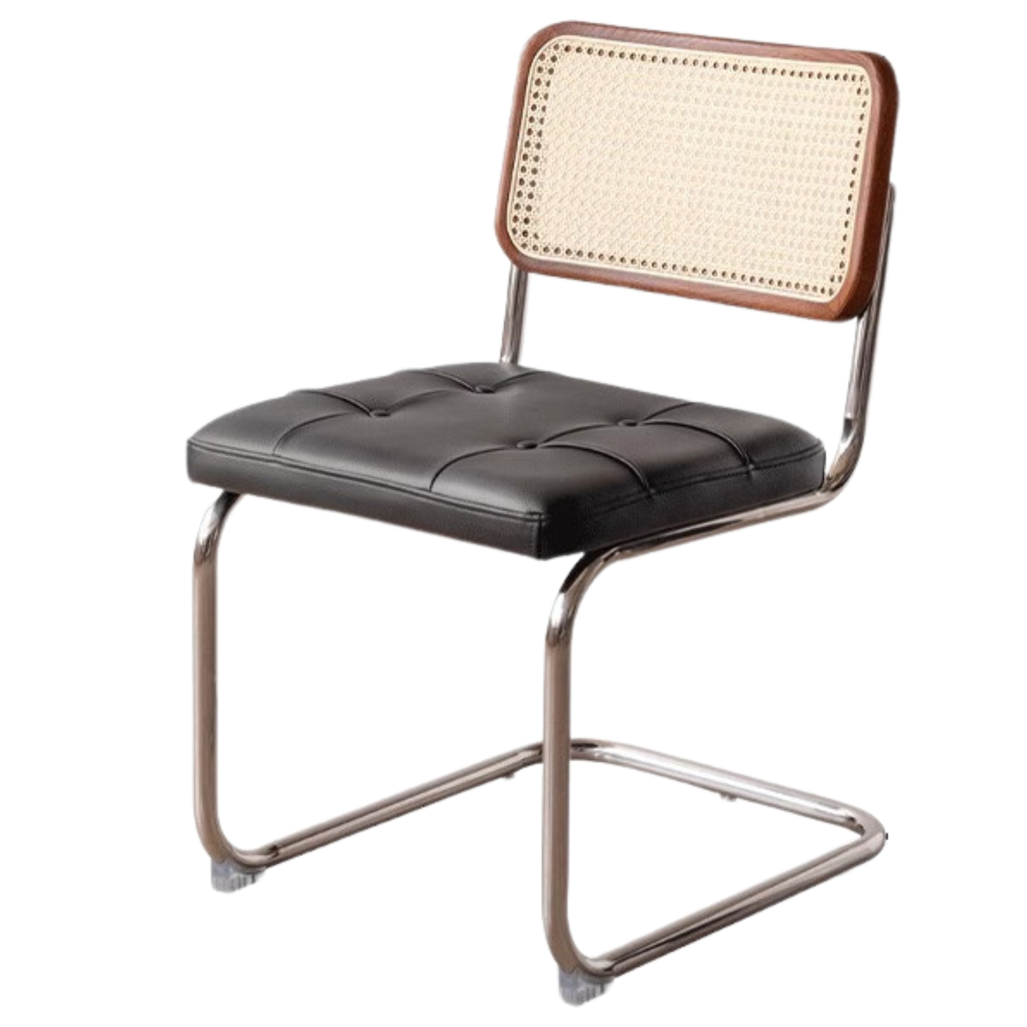 4 pcs Oak Solid Wood leather Soft Suspended Chair