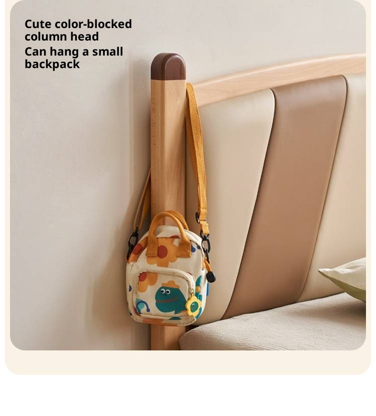 Beech Solid Wood Children's Modern Simple Single Bed