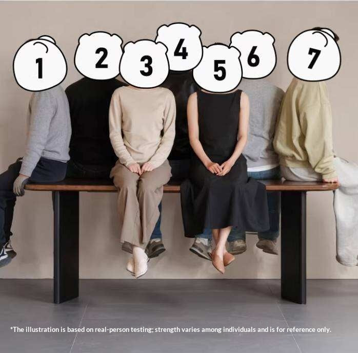 Black Walnut Solid Wood Dining Table with Italian Light Luxury Design