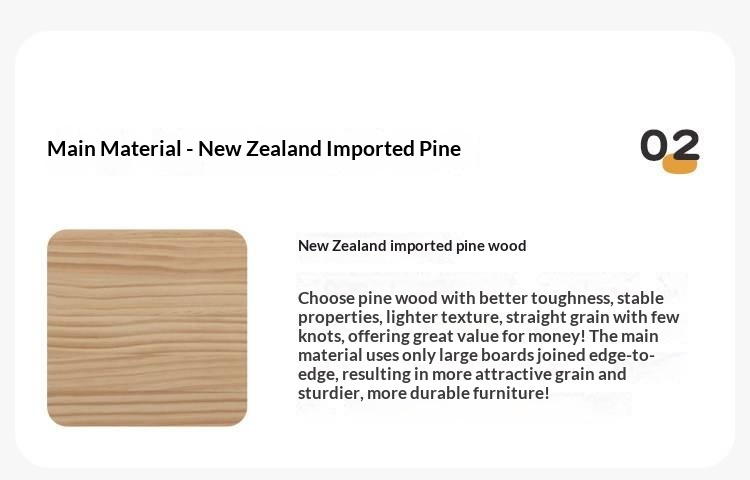 Pine Solid Wood Platform Bed, Headboard-Free Bed, Floor-Standing Floating Bed