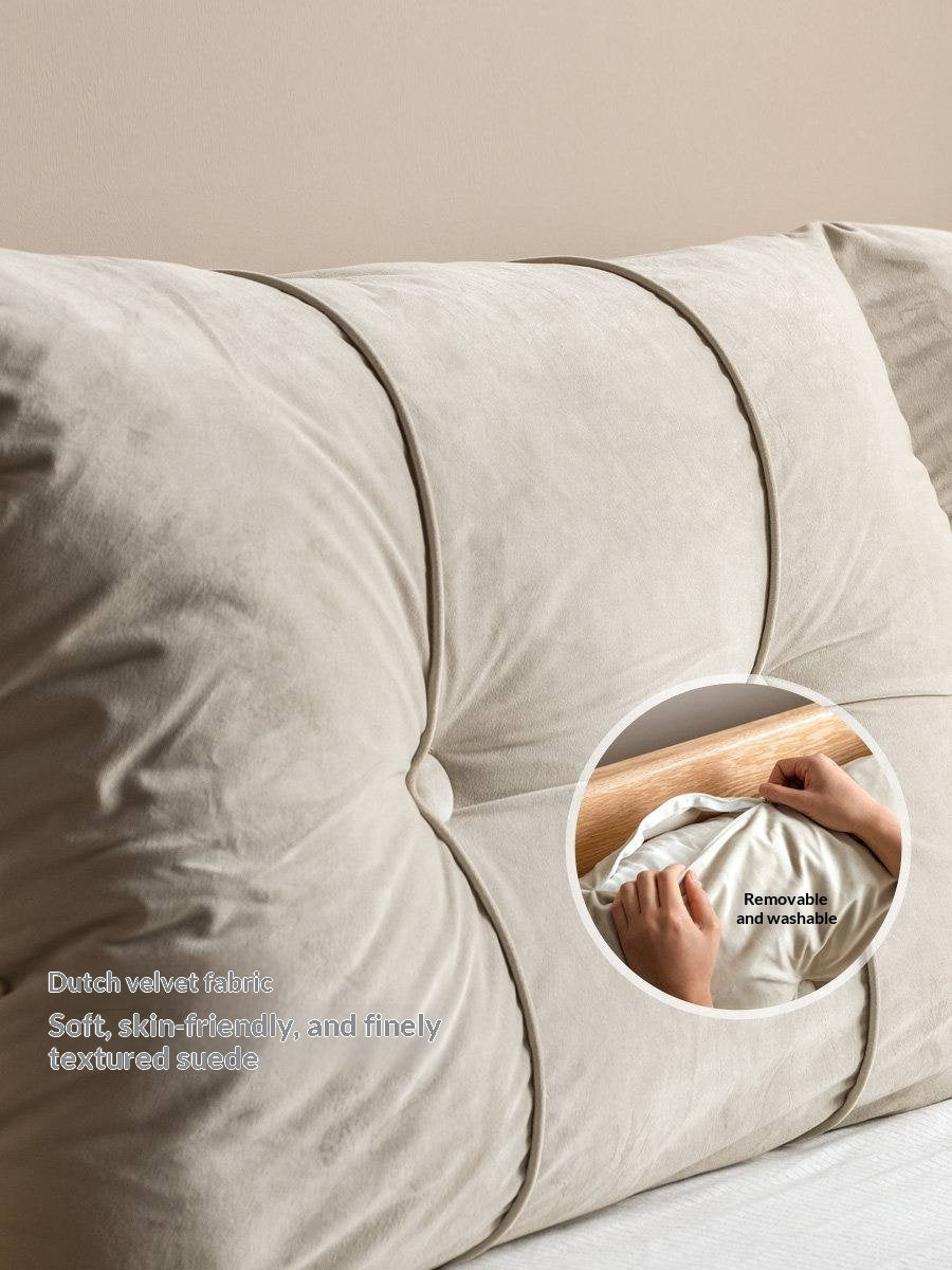 Modern Minimalist Headboard Pillow with Large Backrest