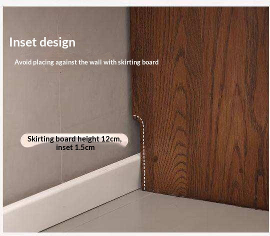 Oak Solid Wood Sideboard Cabinet