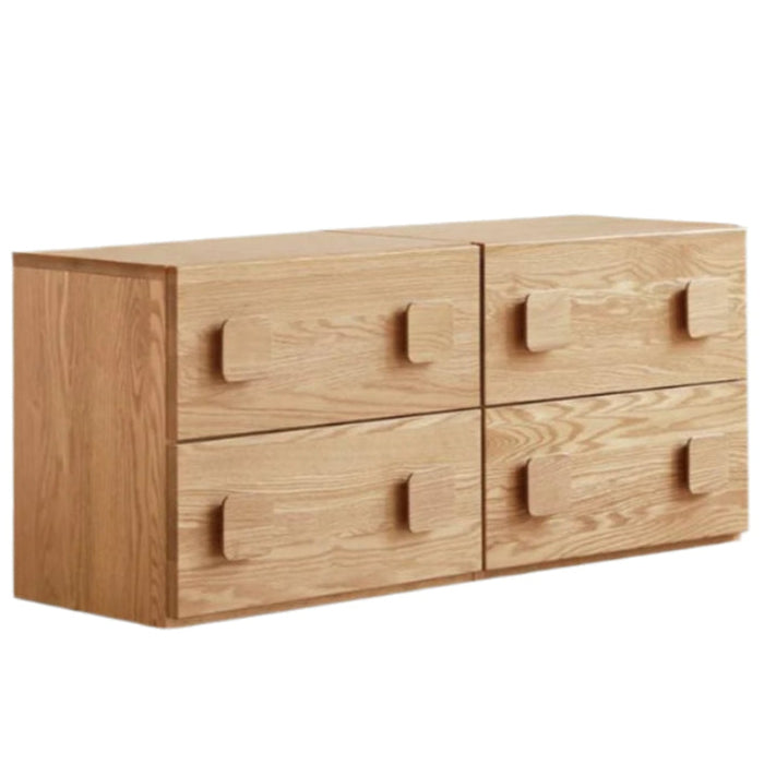 Oak, Ash Solid Wood Modern TV Stand