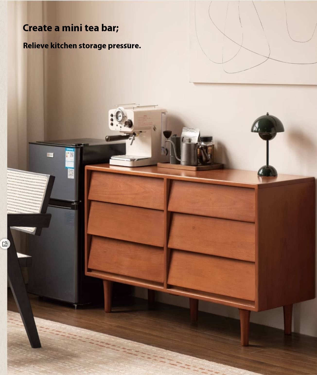 Tulipwood Solid Wood Middle Ancient Style Drawer