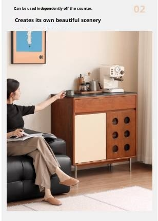 Tulipwood Solid Wood Medieval Style Sideboard