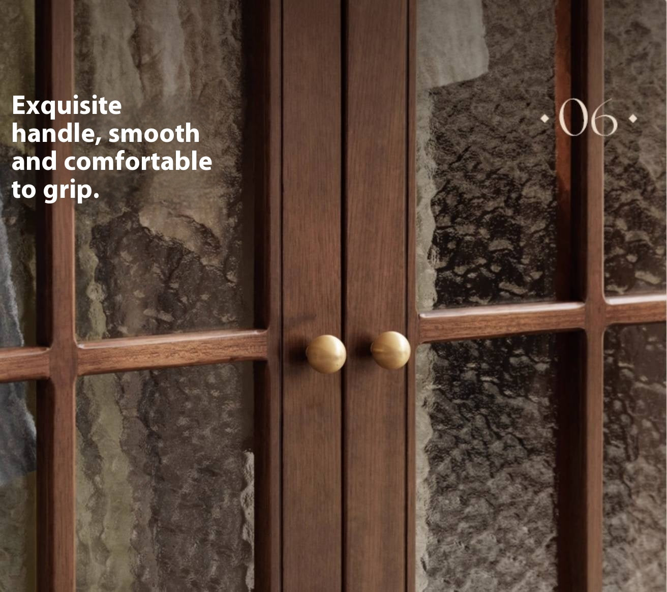 Solid Sandalwood French Retro Style Wardrobe