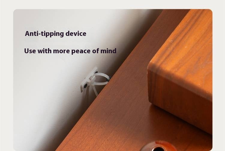 Poplar Solid Wood Bauhaus Style Side Cabinet.