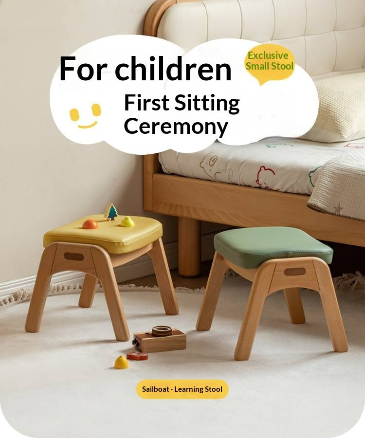 Beech Solid Wood Kids Chair-
