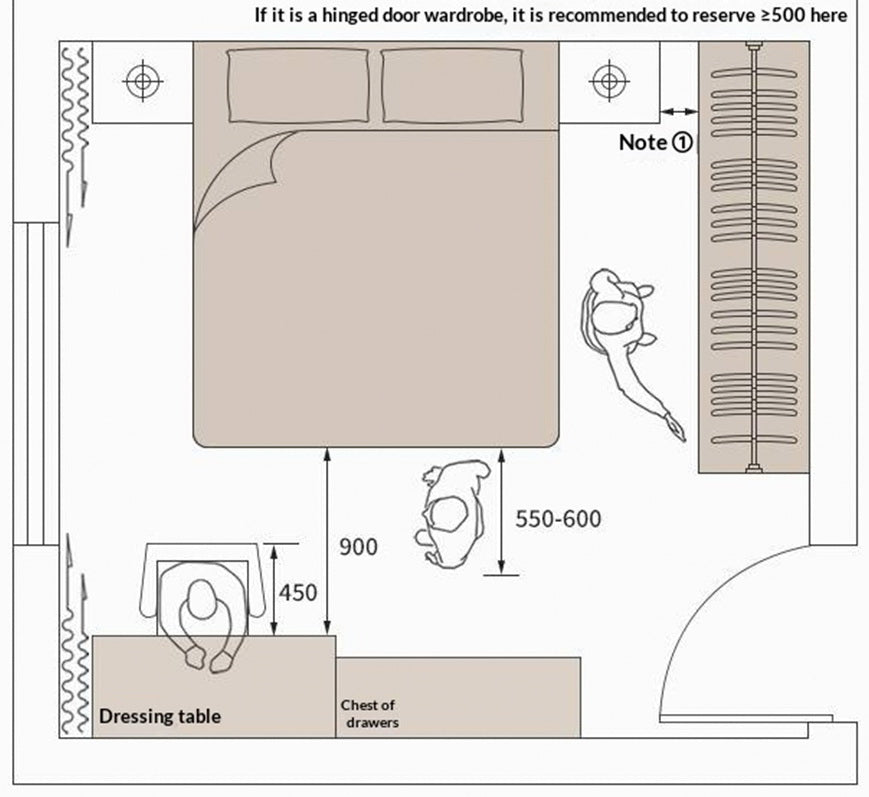 Fabric Soft Headboard Bed French Retro Style