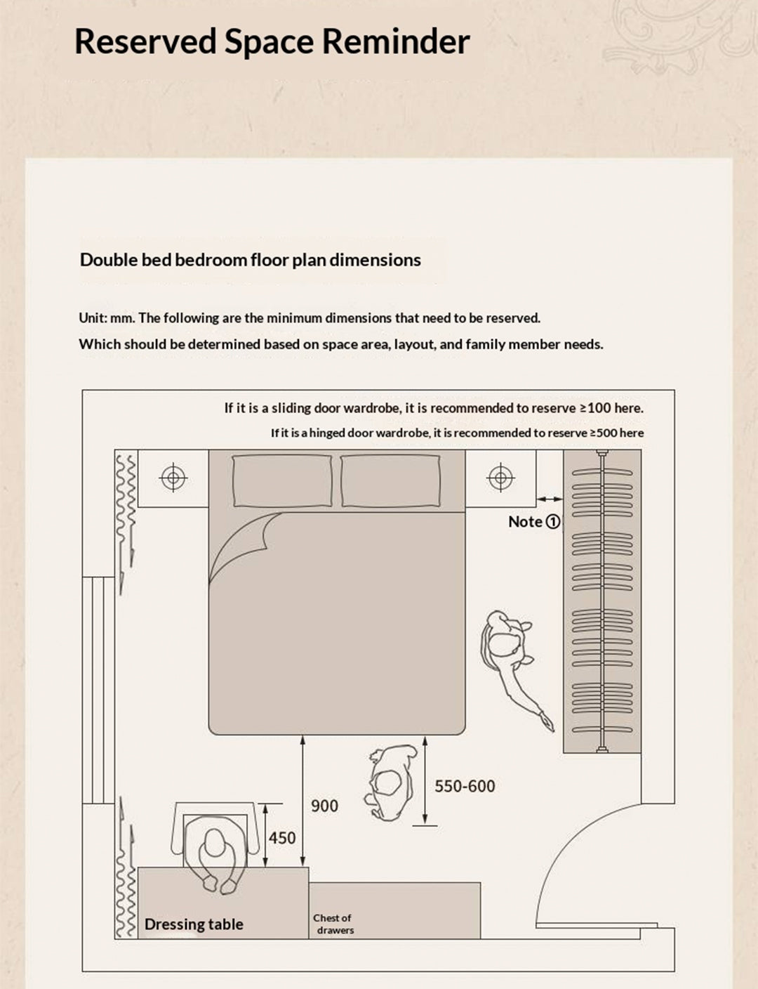 Ash Solid Wood Bed — Modern Minimalist Large Slab Design with Luminous Features