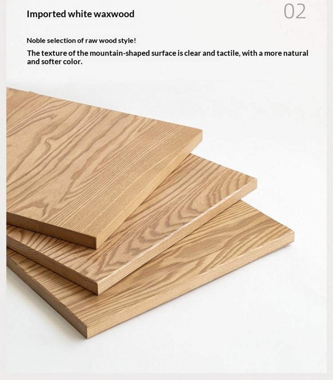 Ash Solid Wood Floating Bed — Modern Minimalist, Genuine Leather Upholstery