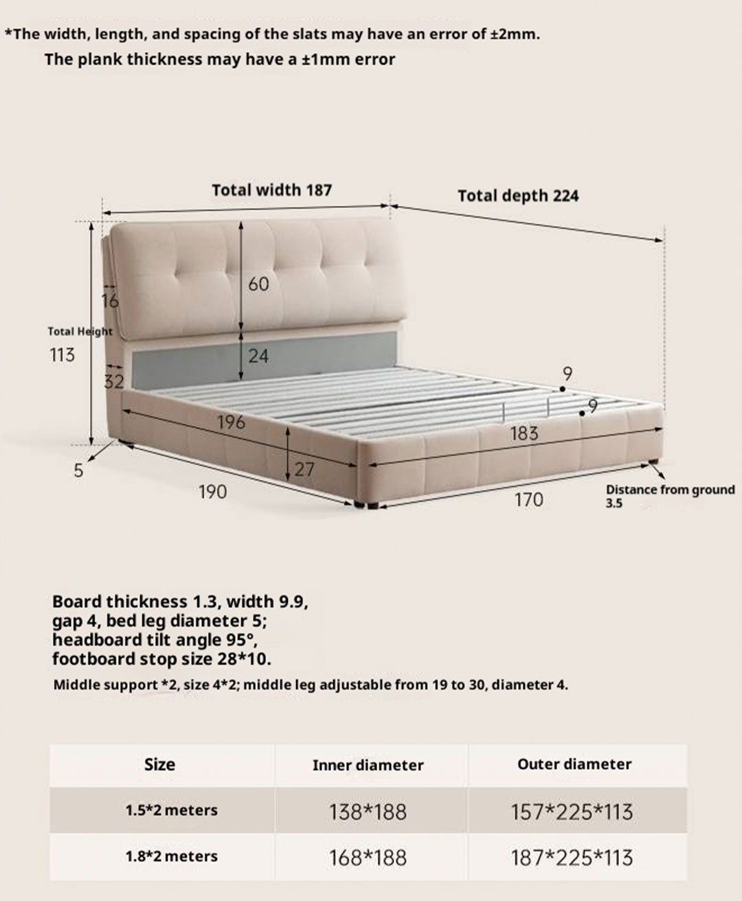 Fabric Puff Cat Scratch Bed, French Cream Style