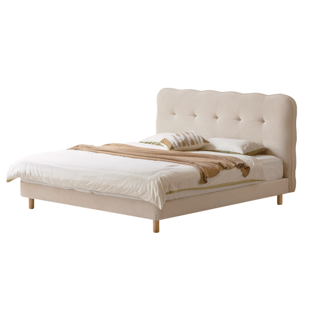 Fabric Cat Scratch Soft Backrest Bed