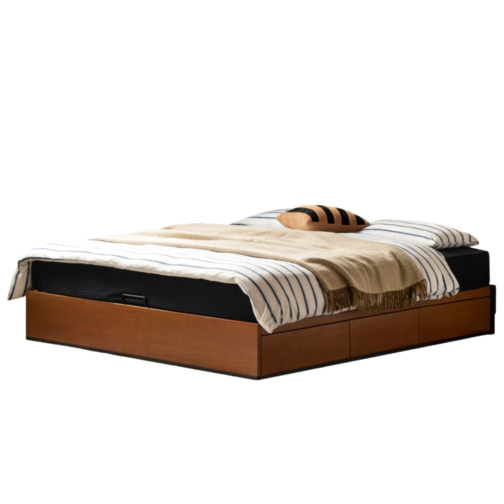 Poplar Solid Wood Bauhaus Box Bed