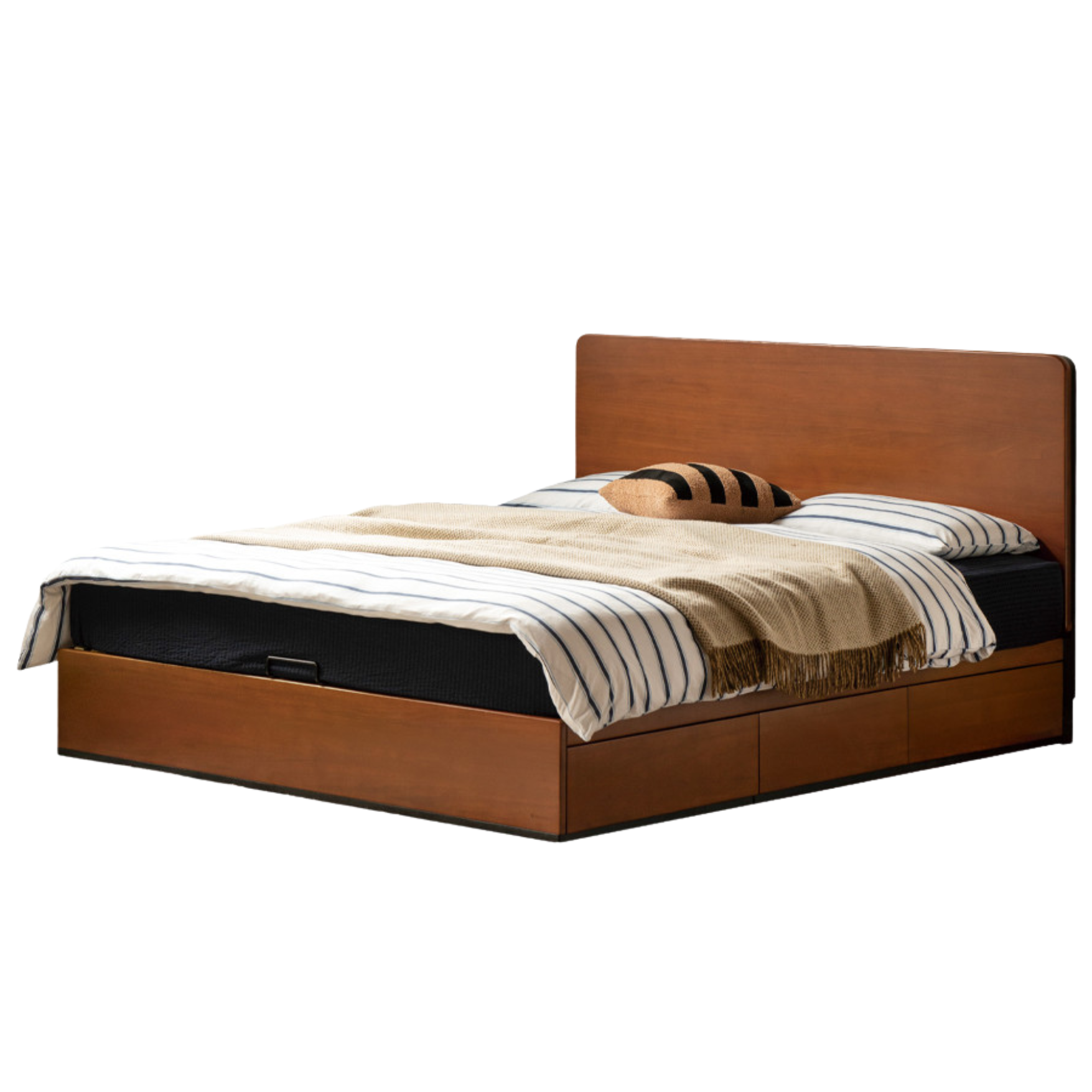 Poplar Solid Wood Bauhaus Box Bed