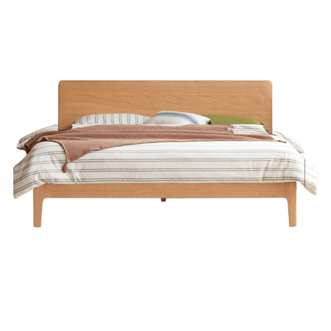Oak, Birch Solid Wood Bed