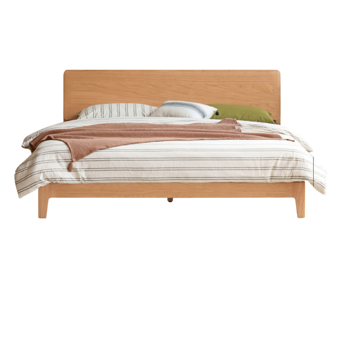 Oak, Birch Solid Wood Bed