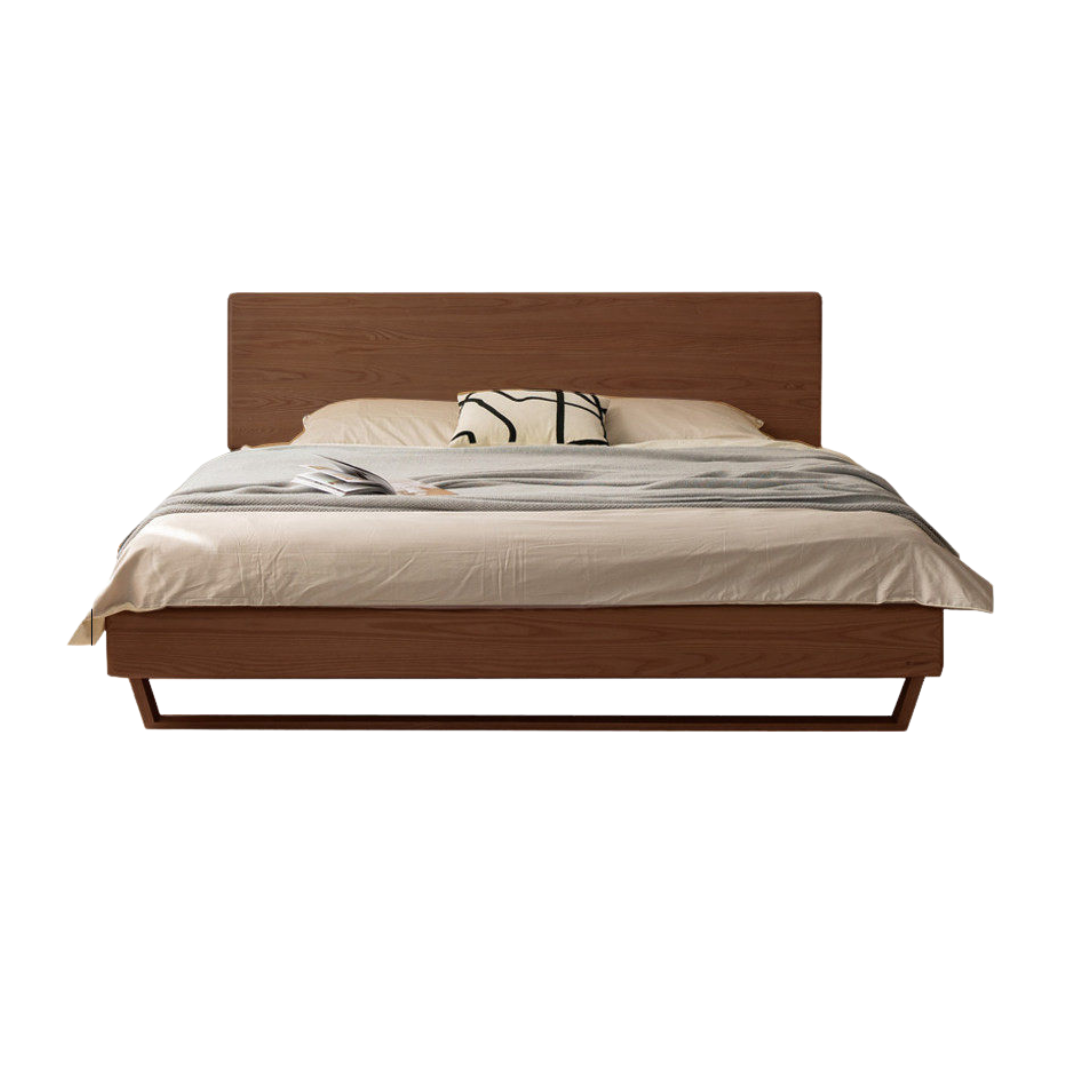 Oak, Ash Solid Wood Nordic Simple Suspended Bed