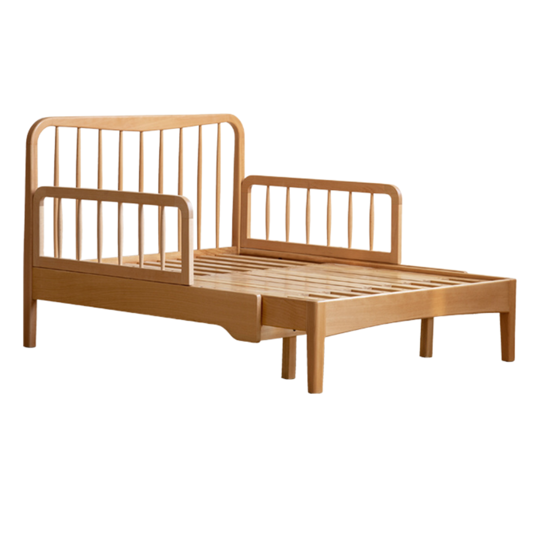 Beech, Oak solid wood Whispering Telescopic Bed<