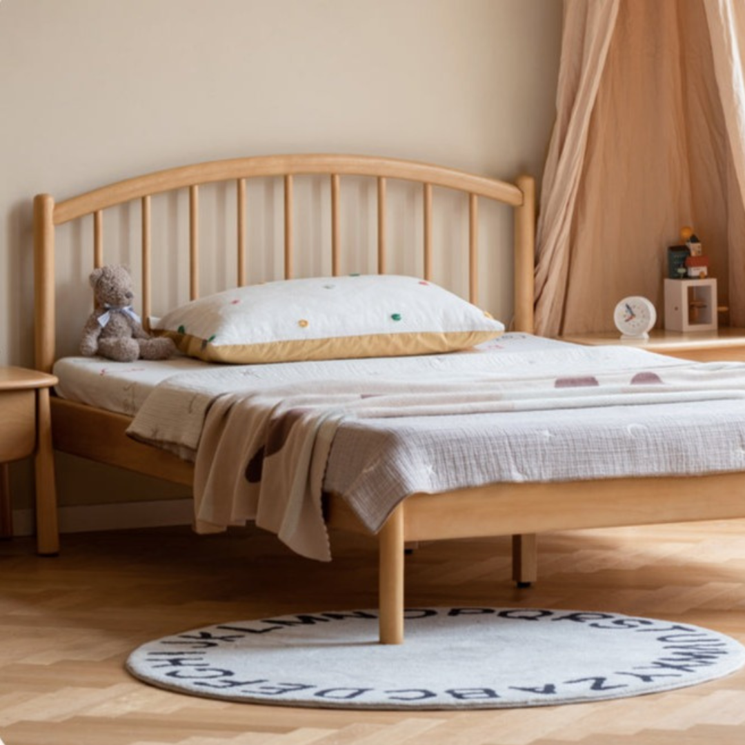Beech Solid Wood Children's Bed<