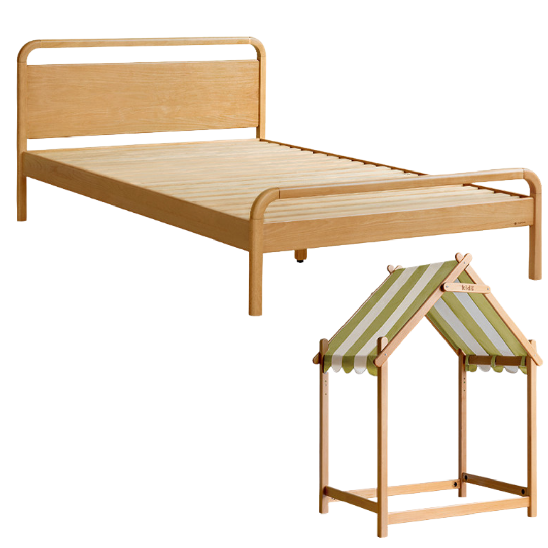 Beech solid wood kids bed