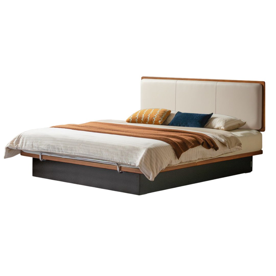 Poplar Solid Wood Soft Suspended Box Bed