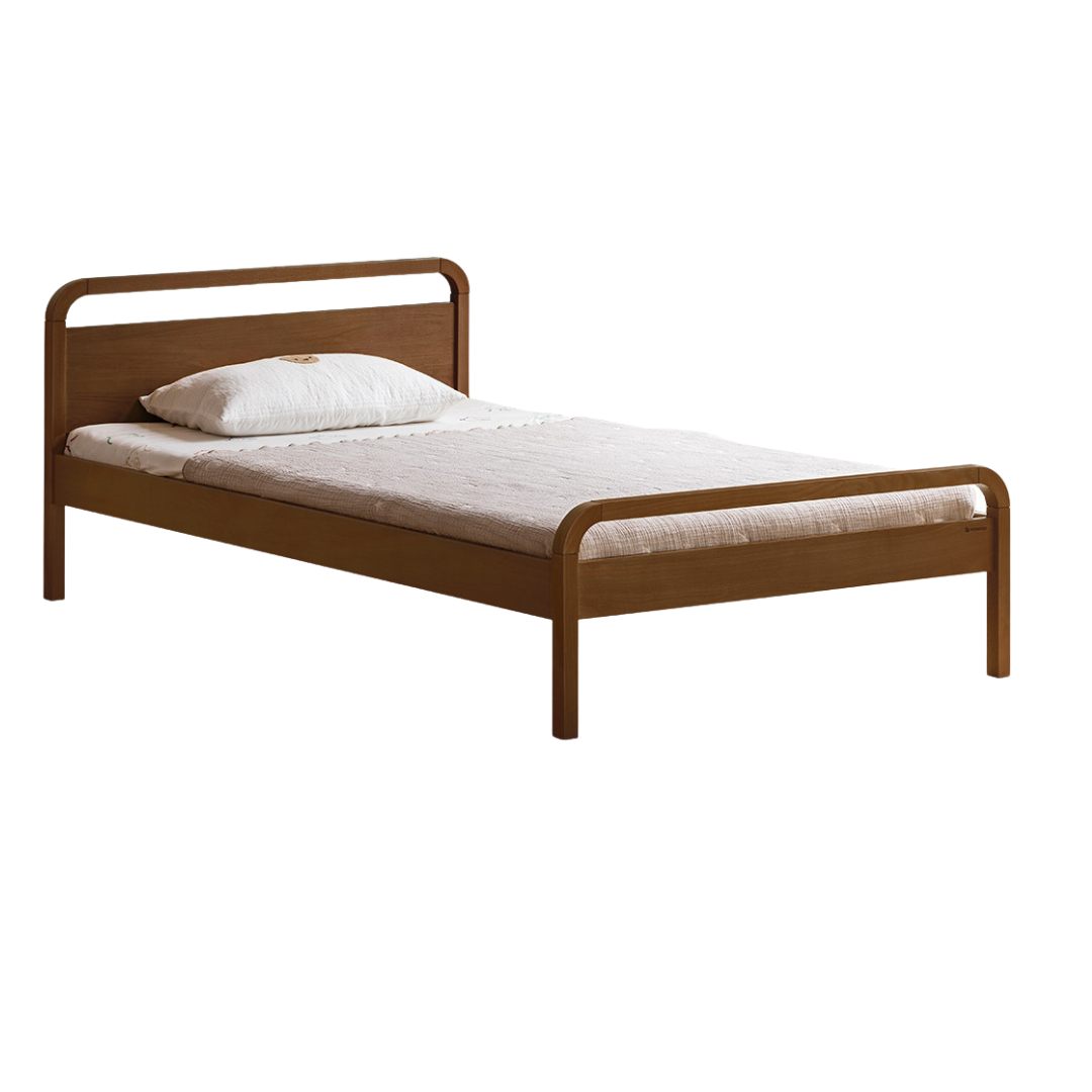 Beech, Rubberwood Solid wood Children's Bed, Space-Saving Bunk Bed