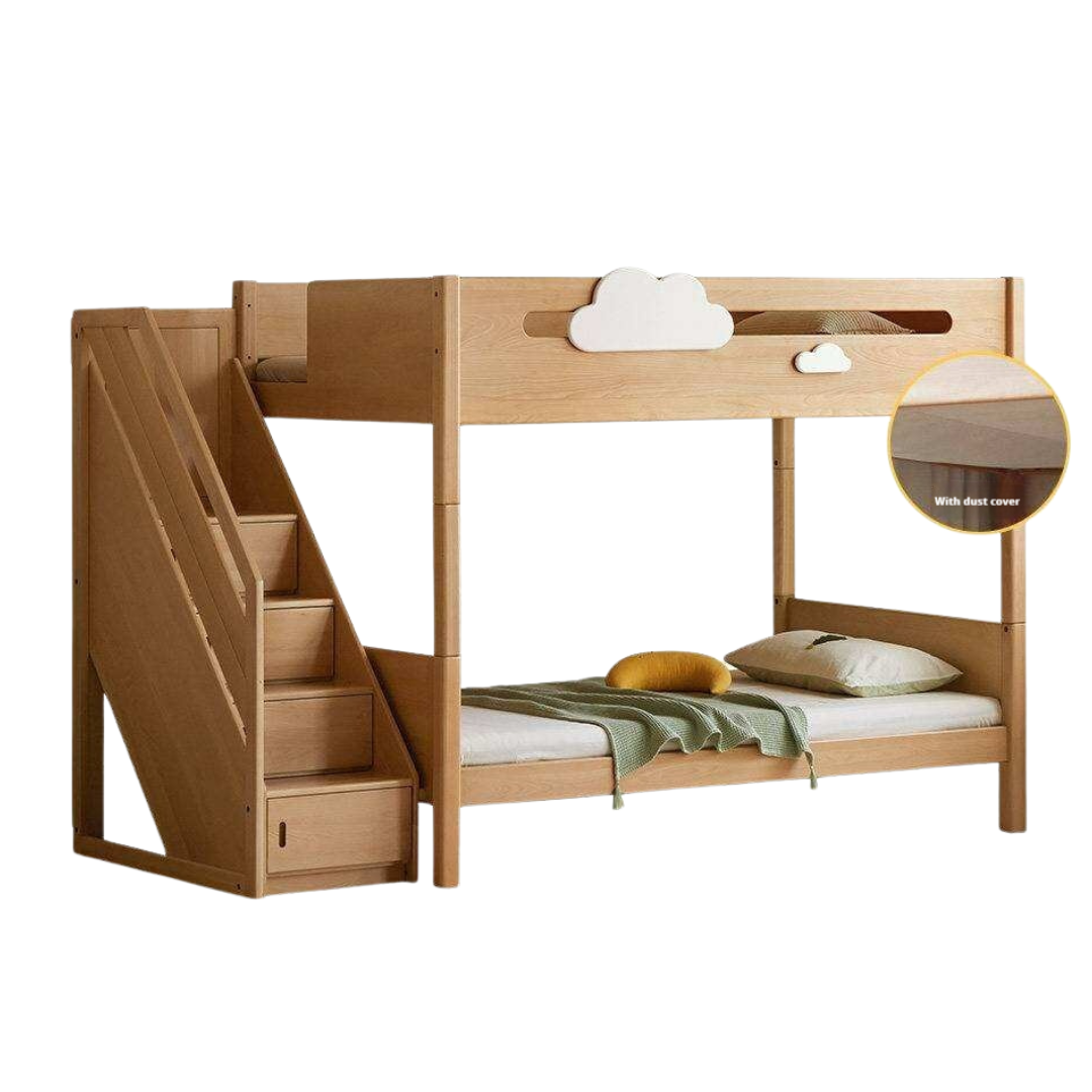 Beech Solid Wood Children's Bunk Bed