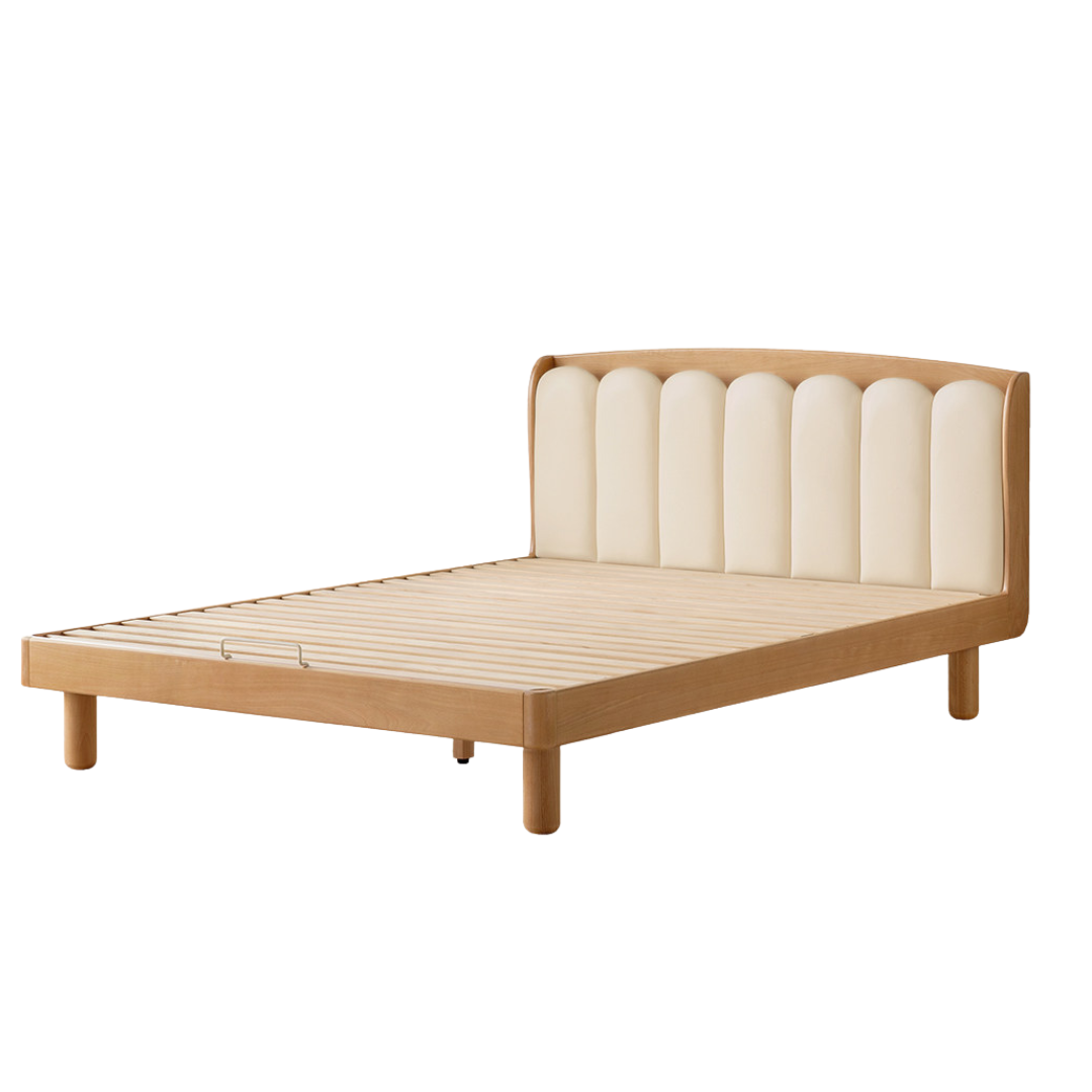 Beech Solid Wood Soft Single Kid's Bed