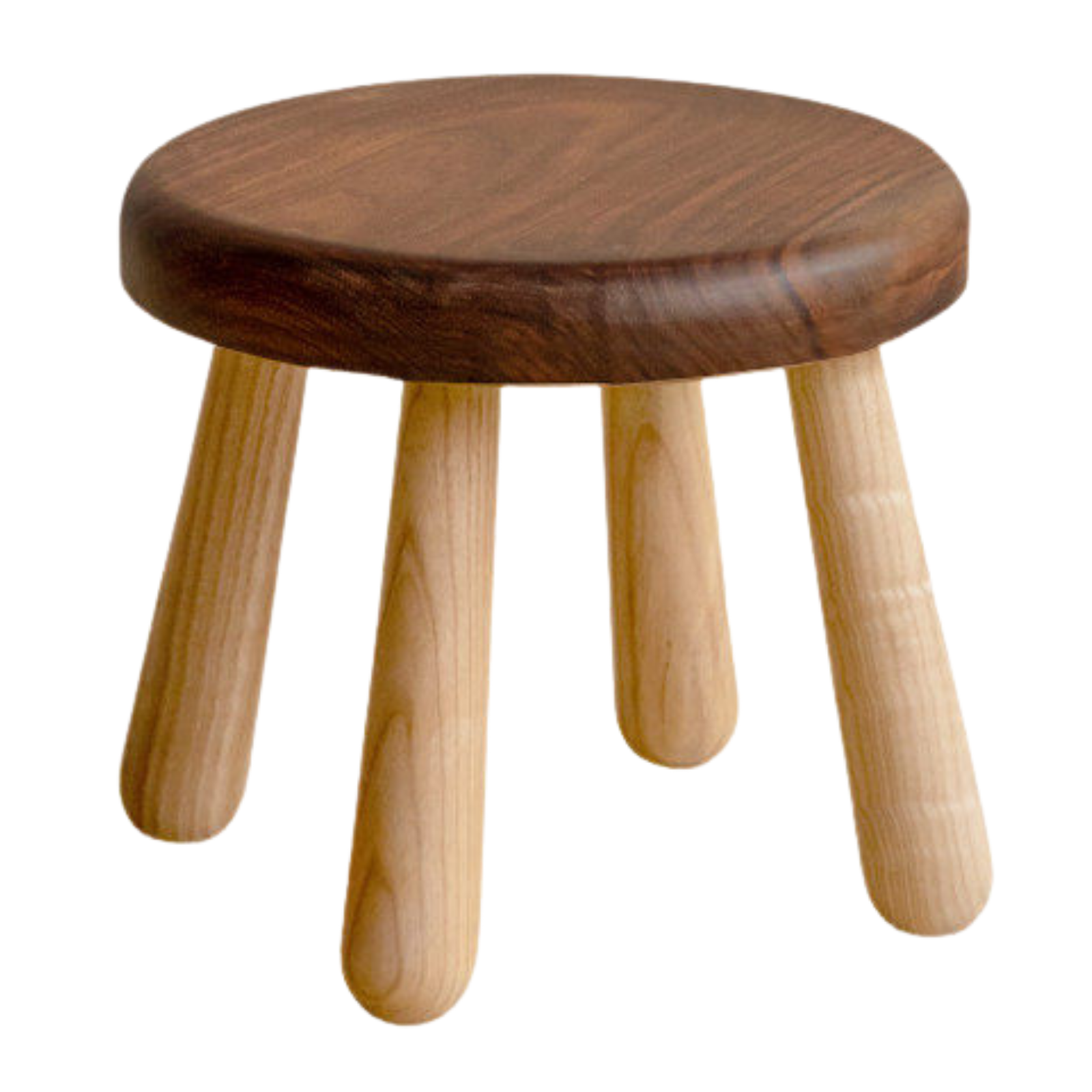 South American Walnut, Black Walnut, Ash Solid Wood Side Chair Small Stool