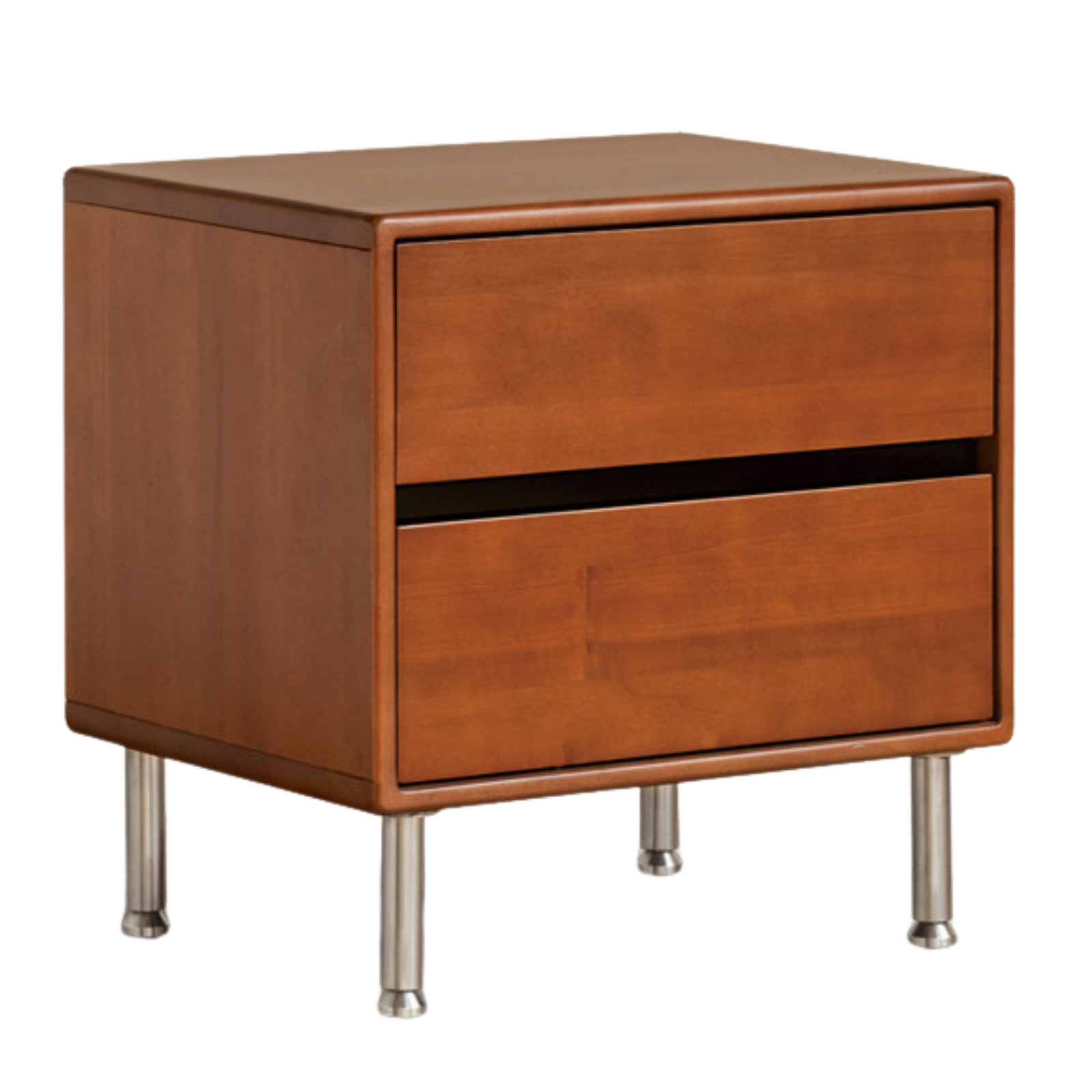 Poplar Solid Wood Medieval Style Nightstand
