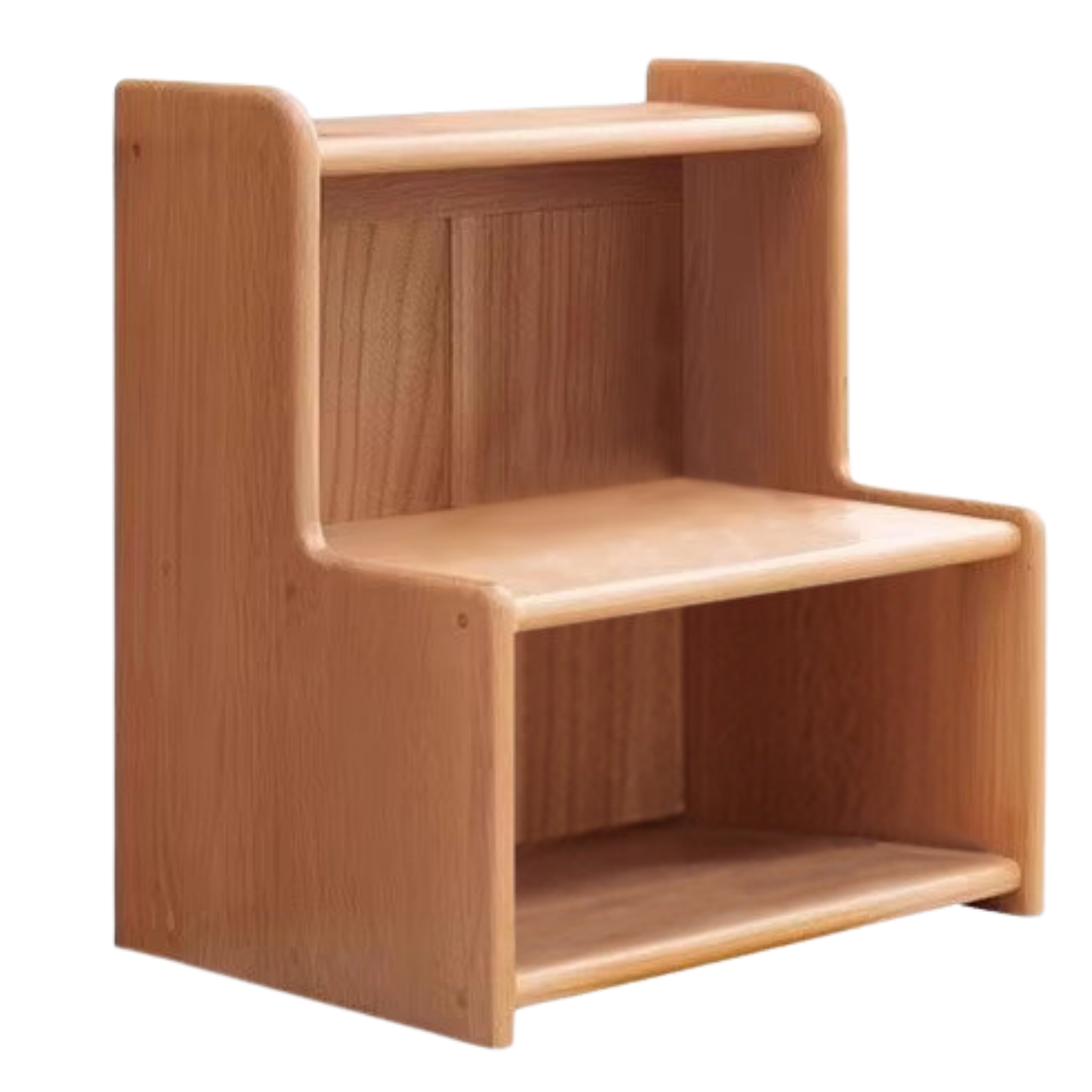 Oak, Beech Solid Wood, Solid RubberWood Small Footstool