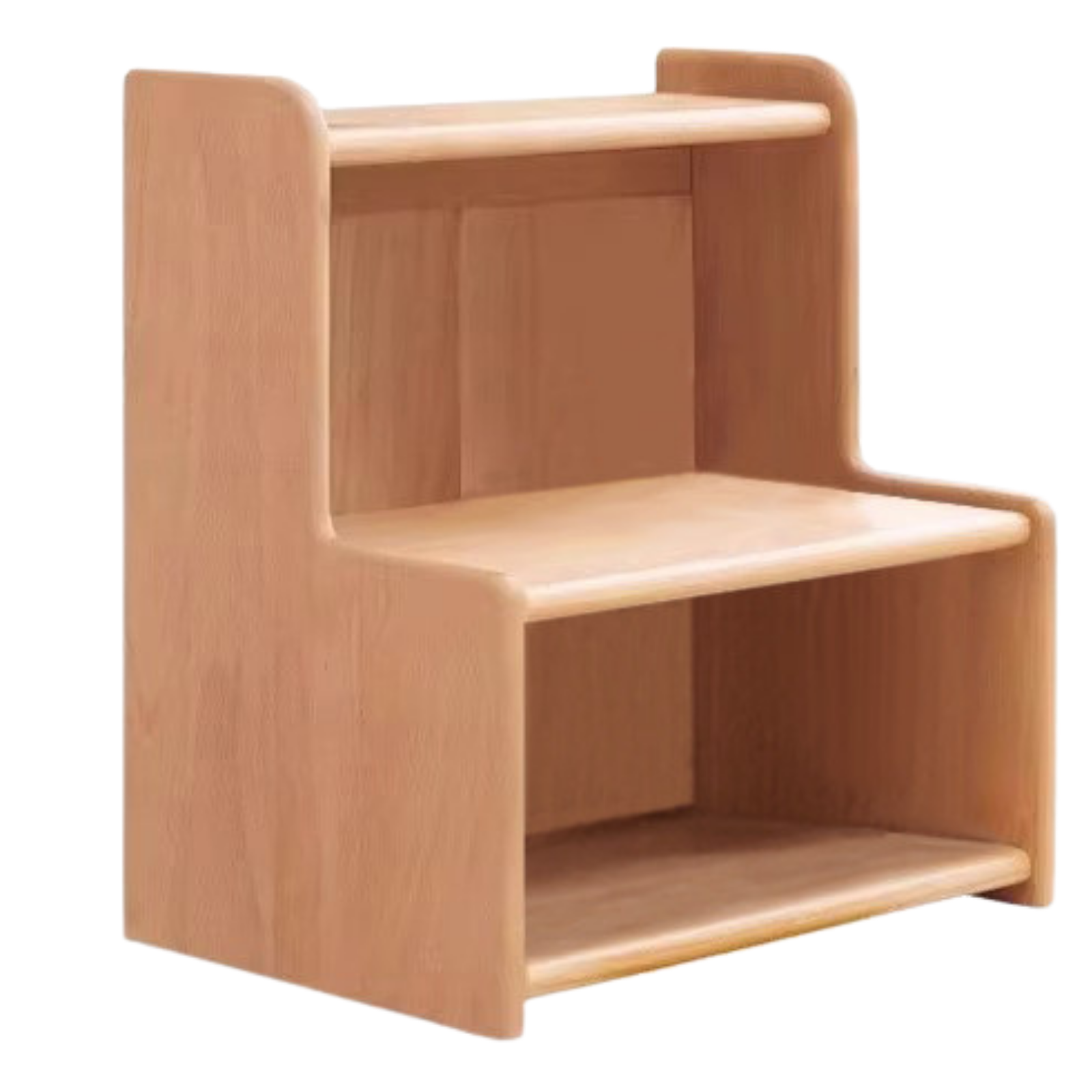 Oak, Beech Solid Wood, Solid RubberWood Small Footstool