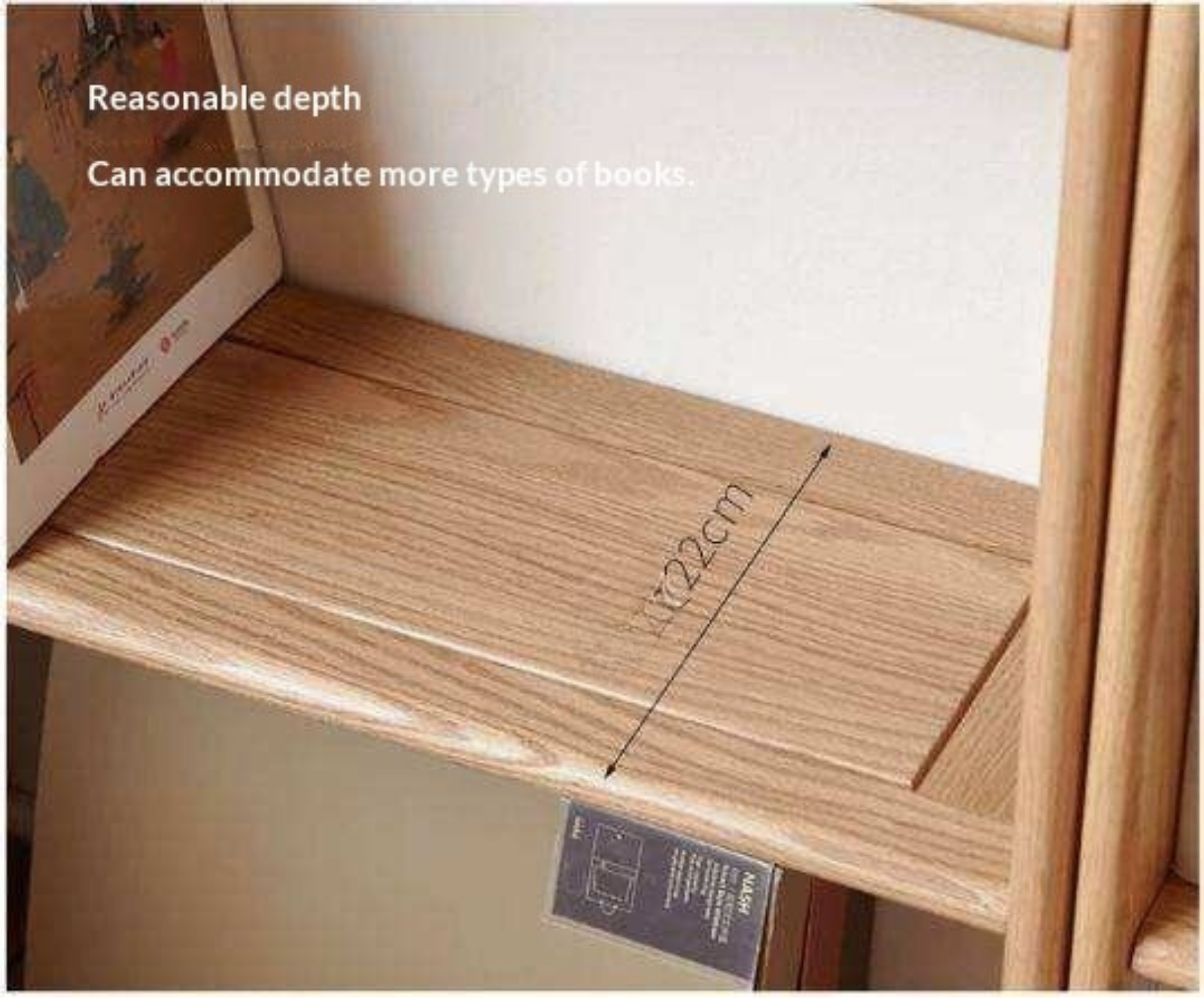 Oak, Beech Solid Wood, Solid RubberWood Ultra Thin Storage Rack