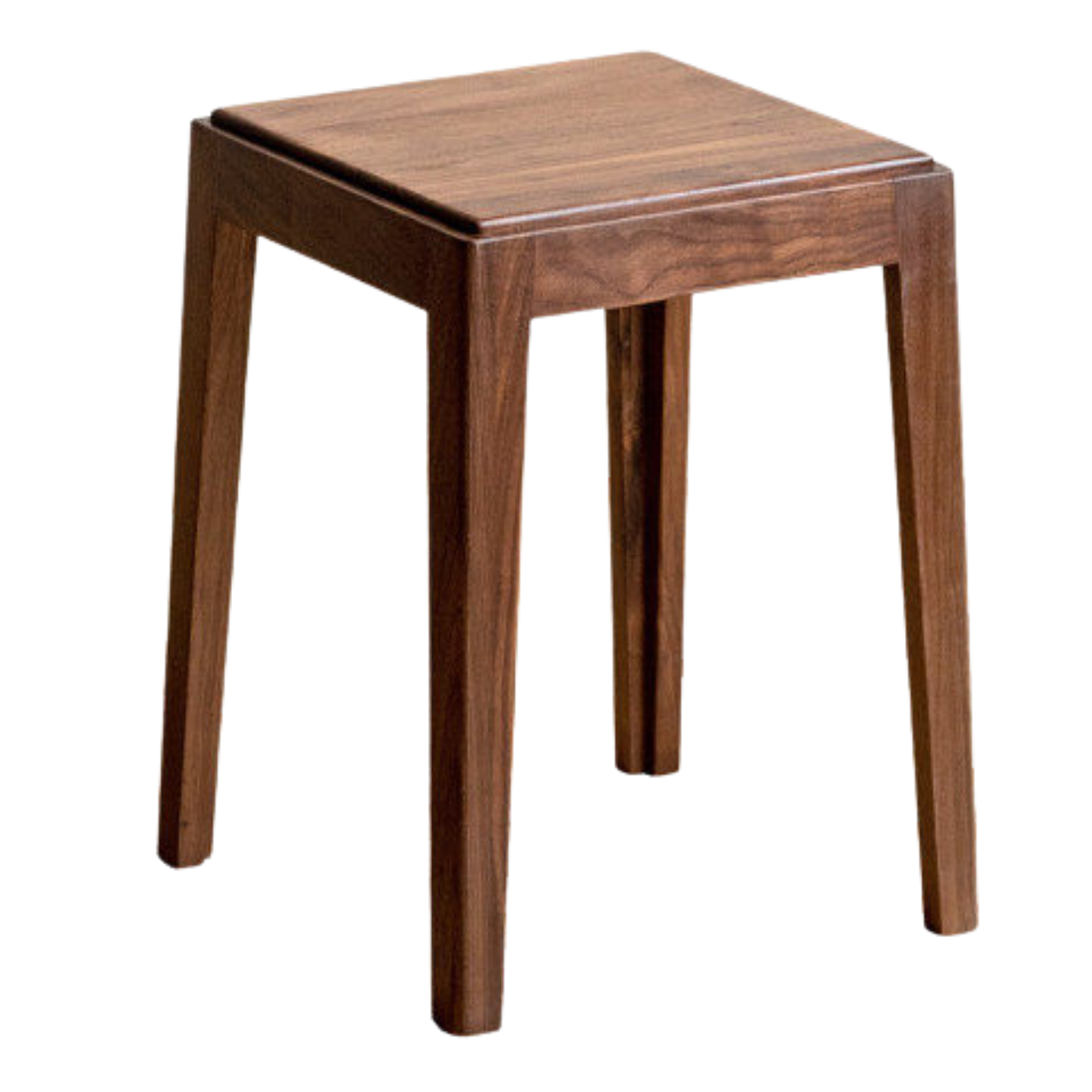 2pcs - Beech, Oak, Ash, Cherry Solid Wood, Solid RubberWood Foldable Nordic Square Stool