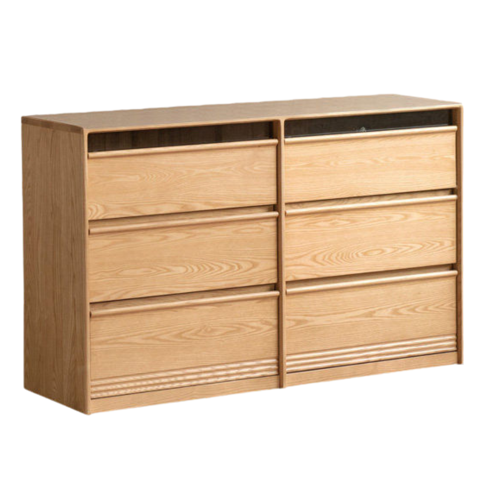 Ash Solid Wood Modern Chest of Drawers