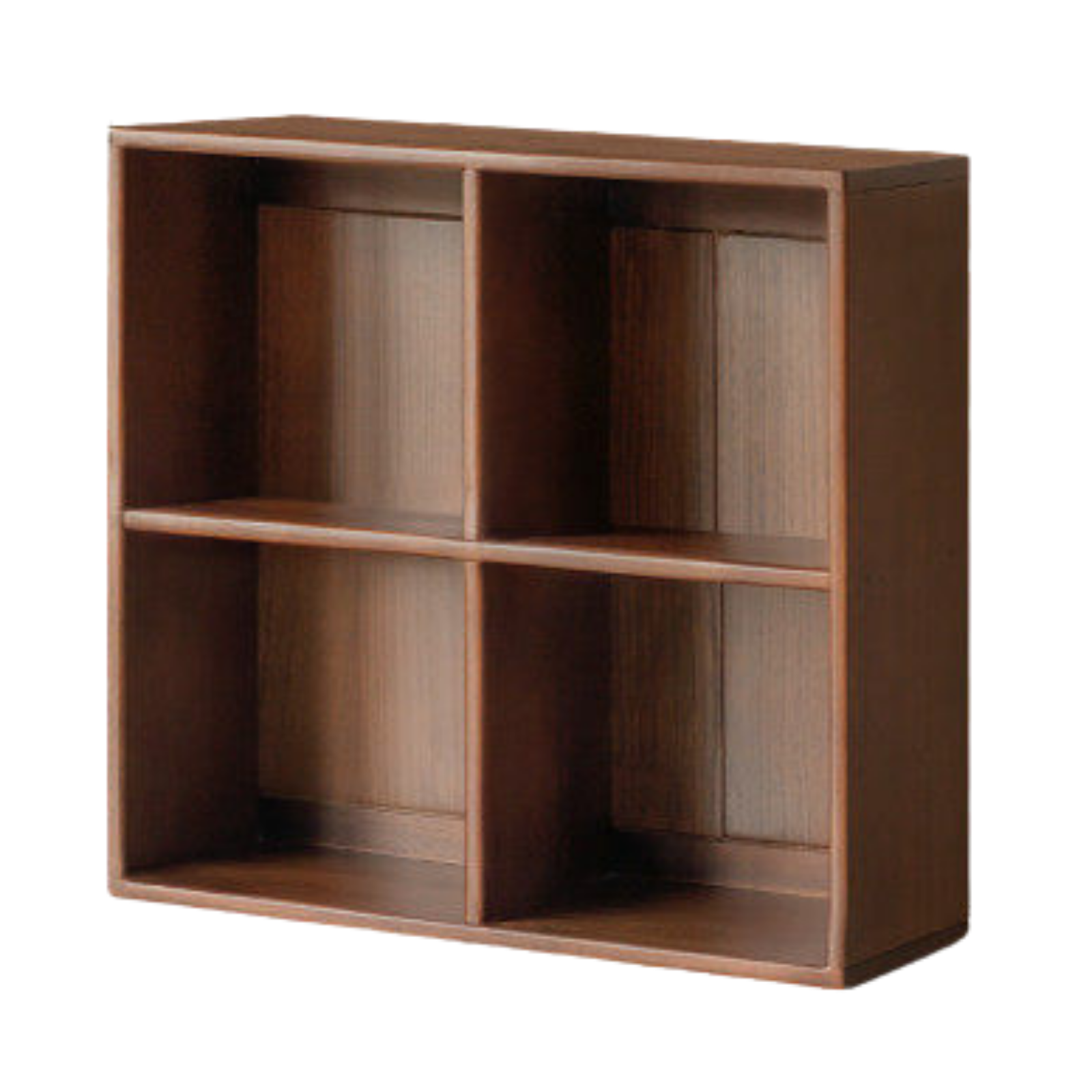 Black Walnut, Golden Sandalwood Solid Wood Light Luxury Style Bookshelf