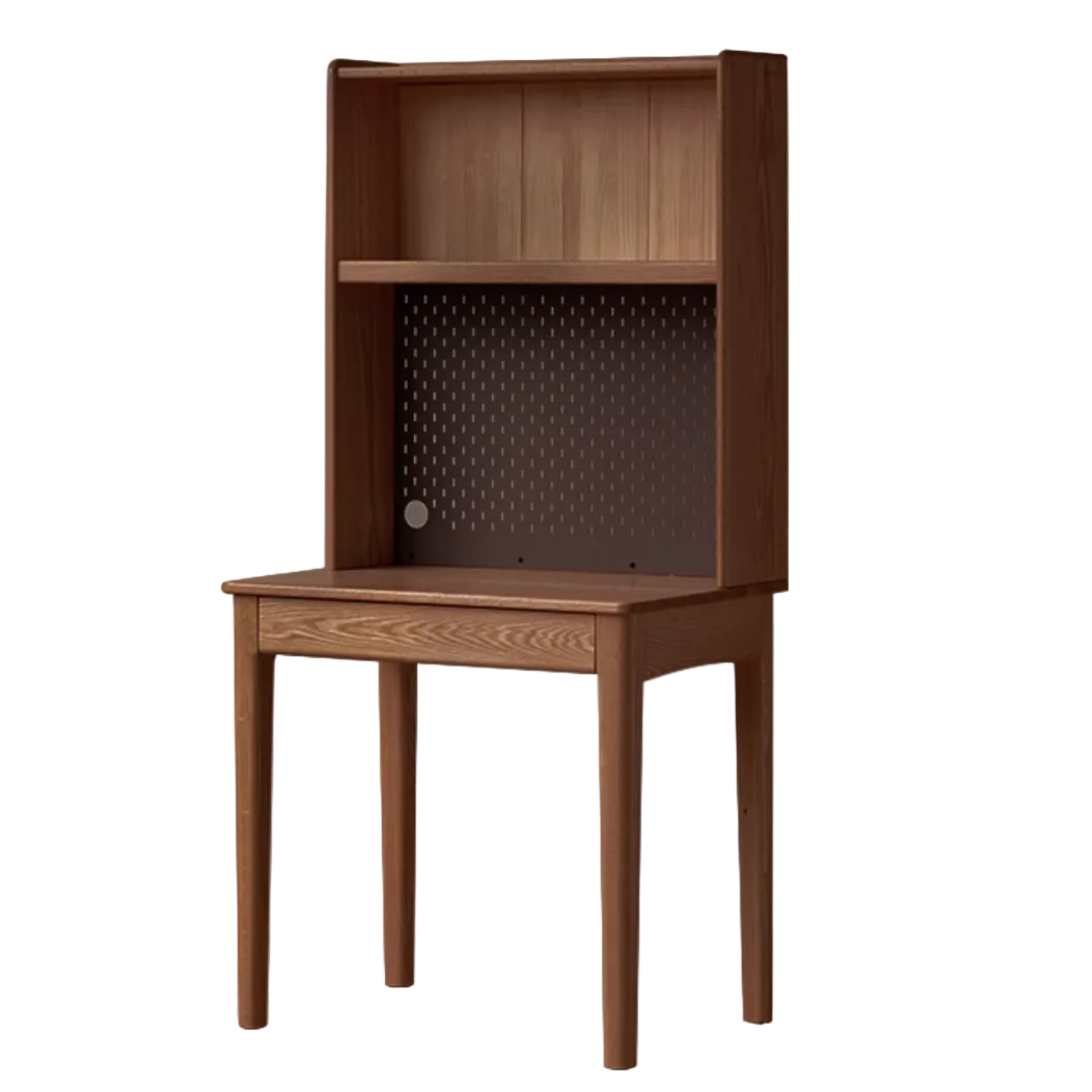 Black Walnut, Oak, Ash Solid Wood Desk Bookshelf