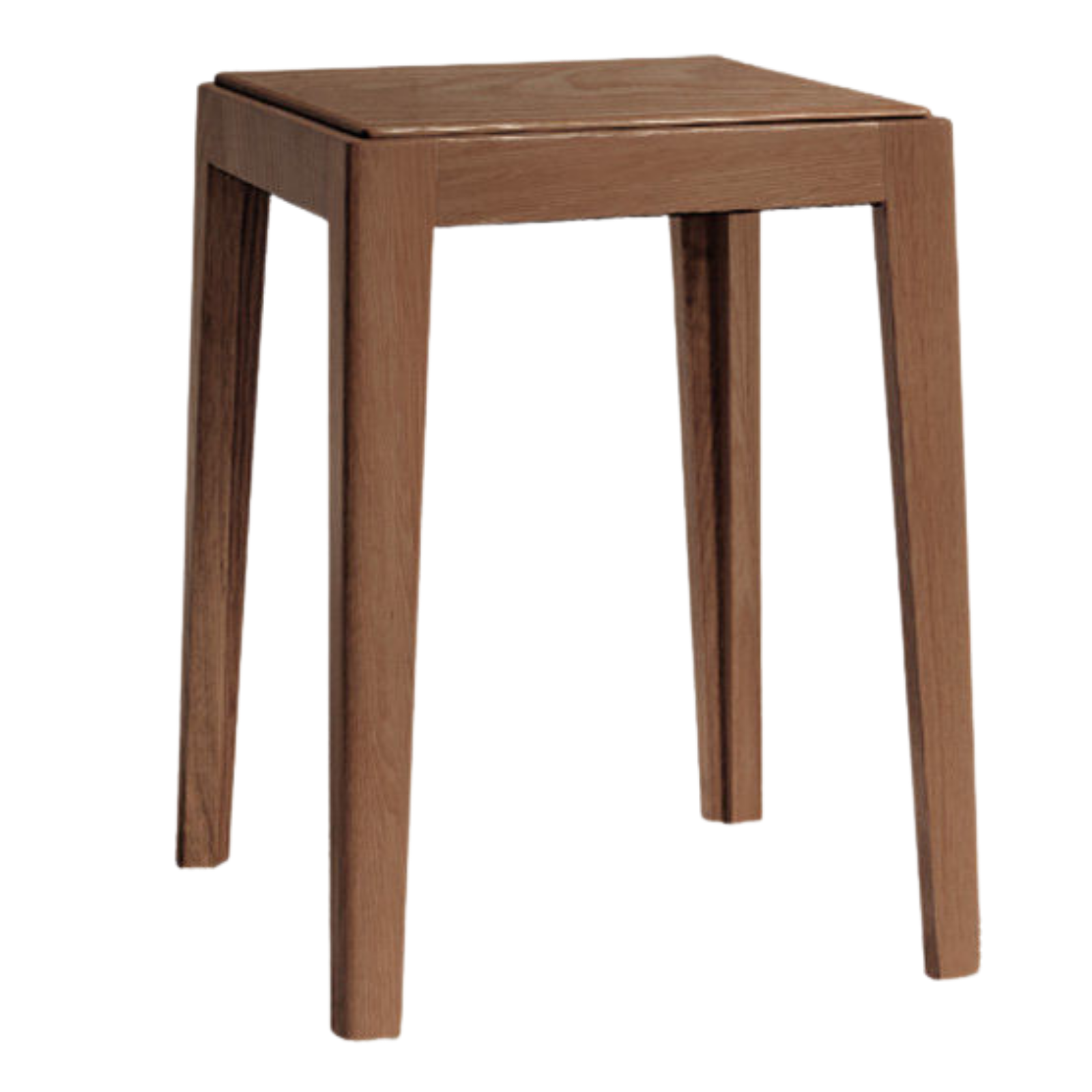 2pcs - Beech, Oak, Ash, Cherry Solid Wood, Solid RubberWood Foldable Nordic Square Stool
