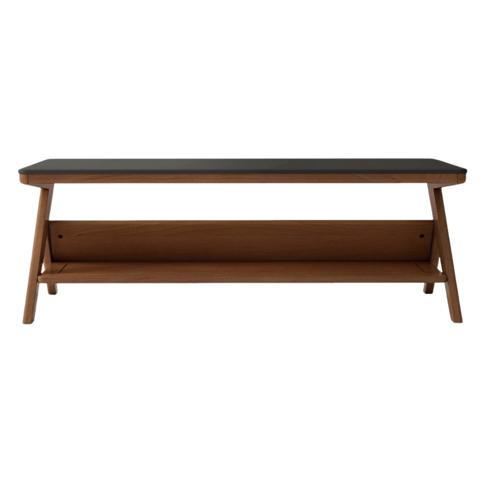 Oak Solid Wood Modern Rock Plate Coffee Table