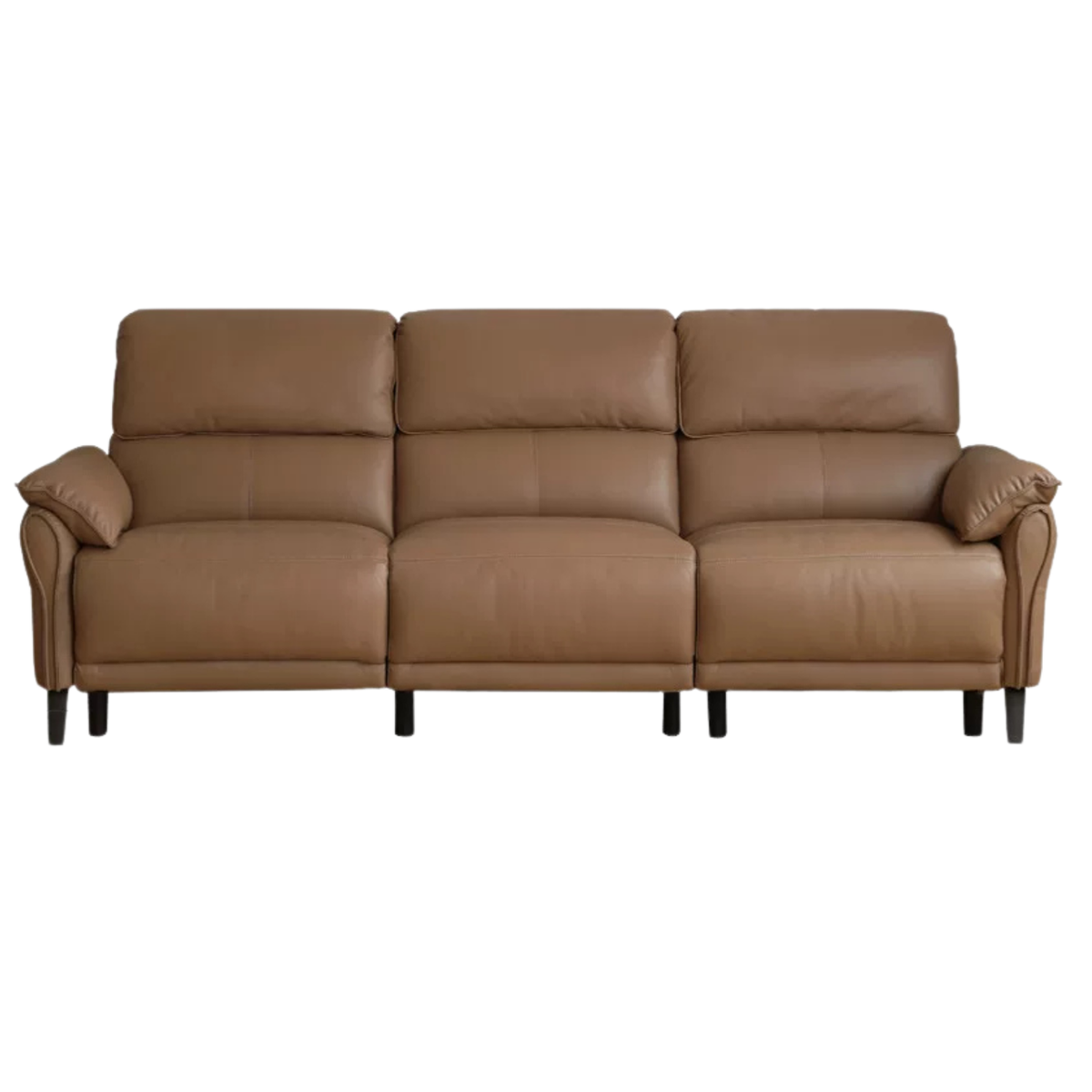 Genuine Leather Modern Zero Wall Power Reclining Sofa