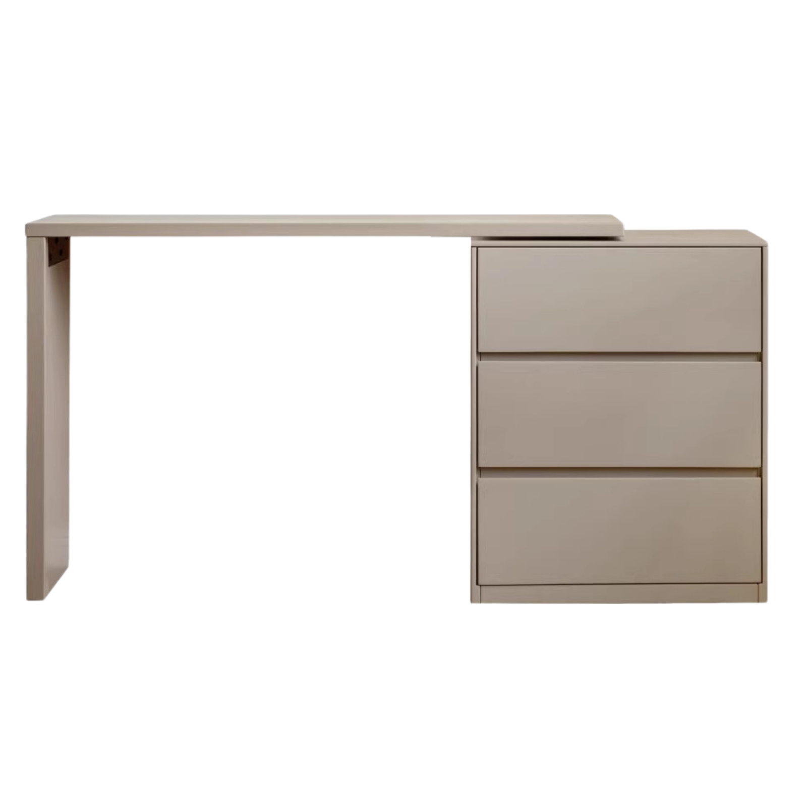 Tulipwood , Oak Solid Wood Telescopic Vanity Table Three Drawers