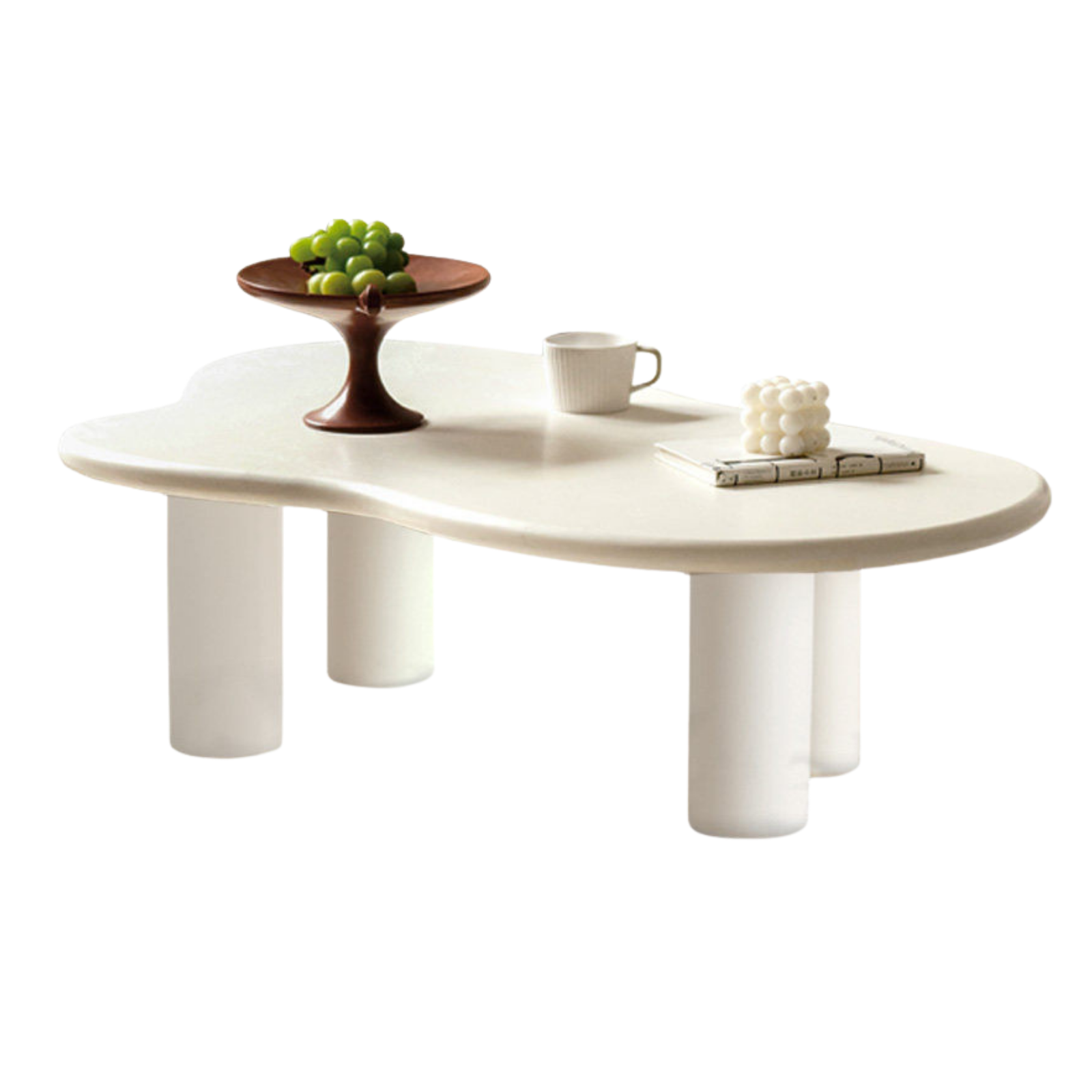 Solid RubberWood Cloud Coffee Table
